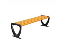 CJHFR472SG Moderno Silla de Parque, Banco for Exterior, Silla de Madera de plástico, Respaldo Doble Patio