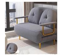 CJHFR472SG Moderno Sofá Cama Plegable Moderno, sofá con Respaldo Ajustable Multifuncional, sillón reclinable Convertible, Adecuado for Sala de Estar, Dormitorio Sillón Cama(Grey,100cm)
