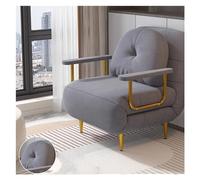 CJHFR472SG Moderno Sofá Cama Plegable Moderno, sofá con Respaldo Ajustable Multifuncional, sillón reclinable Convertible, Adecuado for Sala de Estar, Dormitorio Sillón Cama(Grey,80cm)
