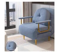 CJHFR472SG Moderno Sofá Cama Plegable Moderno, sofá con Respaldo Ajustable Multifuncional, sillón reclinable Convertible, Adecuado for Sala de Estar, Dormitorio Sillón Cama(Blue,80cm)