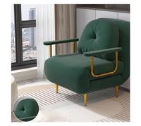 CJHFR472SG Moderno Sofá Cama Plegable Moderno, sofá con Respaldo Ajustable Multifuncional, sillón reclinable Convertible, Adecuado for Sala de Estar, Dormitorio Sillón Cama(Green,80cm)