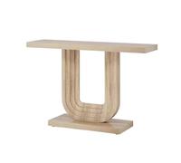 CJHFR472SG Multifuncional Mesa de Entrada, Consola de 99 cm con Base geométrica, Mesa Estrecha for sofá detrás del sofá Detrás del sofá
