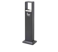 CJHFR472SG Recipiente para Colillas Columna de Ceniza de Acero Inoxidable for Suelo, Cubo extintor de Cigarrillos, recolección de Colillas for Exteriores De pie