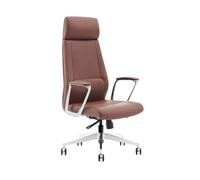 CJHFR472SG Silla Despacho Silla de Estudio Moderna de Lujo, Muebles de Oficina de Moda, Silla de Oficina, Silla giratoria de Lujo, Silla elevable de Oficina Clásico(Bruin)