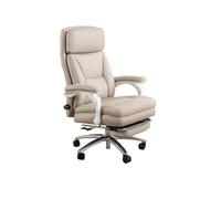 CJHFR472SG Silla Despacho Silla de Oficina de Cuero Genuino con diseño ergonómico y función reclinable for el hogar y la Oficina Clásico