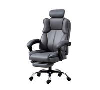 CJHFR472SG Silla Despacho Silla de Oficina ergonómica con Altura Ajustable for computadora, Ideal for el hogar y el Jefe, con cómodo Soporte for la Espalda. Clásico