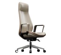 CJHFR472SG Silla Despacho Silla de Oficina reclinable de Lujo Silla de Escritorio ejecutiva Premium for Estudio y Negocios Confort Clásico