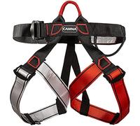 CJHZQYY Arnés de Escalada, Correa de Escalada para el Cuerpo para Rescate de Incendios, Alpinismo, Protección Contra Caídas, para Mujeres, Hombres y Niños. Rojo negro