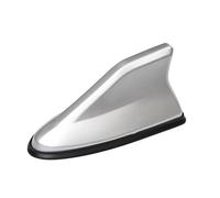 CJJNFDC Antena Coche Tiburon para BYD Seal U DM-i 2024 2025 (Audio à Droite), Señal de Radio de Aleta Tiburón Cubierta, Coche Techo Superior Am/FM, Base Adhesiva,Silver