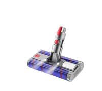 CJKKUNAH Cabezal De Cepillo De Doble Rodillo Suave For Suelo, Compatible con Aspiradoras Dyson V7, V8, V10, V11 Y V15. Cabezal De Aspiración Eléctrico con Faros.
