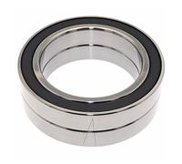 CJKXPZMH 1 par de rodamientos de Contacto Angular sellados ABEC-7 7018C 2RZ 90x140x24 for husillo