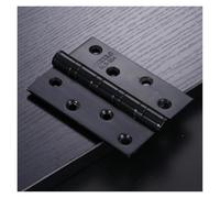 CJKXPZMH Bisagras Planas de Acero Inoxidable de 2 Piezas, de 4 y 5 Pulgadas, for Puertas de Madera Maciza, Plegables, ranuradas y firmes.(2pcs 4 Inch B)