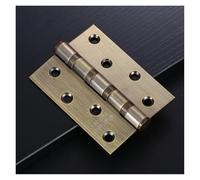 CJKXPZMH Bisagras Planas de Acero Inoxidable de 2 Piezas, de 4 y 5 Pulgadas, for Puertas de Madera Maciza, Plegables, ranuradas y firmes.(2pcs 4 Inch E)