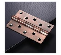 CJKXPZMH Bisagras Planas de Acero Inoxidable de 2 Piezas, de 4 y 5 Pulgadas, for Puertas de Madera Maciza, Plegables, ranuradas y firmes.(2pcs 5 Inch C)