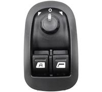 CJLFDC Interruptor de Ventana Principal eléctrico Negro, para Peugeot 206206 CC 206SW 306206 Saloon 2007-2016 6554.WA 6554WA Botón de Interruptor de Ventana