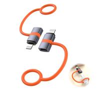 CJMUQHEHH 2 adaptadores USB C a Lightning de 30 W PD, carga rápida, tipo C de tuerca a Lightning macho Jack Set compatible con iPhone, iPad