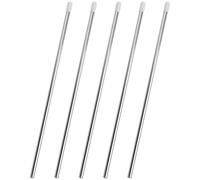 CJMUQHEHH 5 soportes para botellas para lavavajillas y escurreplatos de acero inoxidable para SodaStream Crystal, DUO, TERRA Botellas con tapa de silicona alargada, 26,7 cm