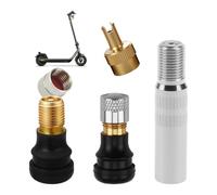 CJMUQHEHH Válvulas Tubeless y adaptador de extensión de válvula E Scooter para scooter eléctrico, para Xiaomi Scooter, para Ninebot Max G30, para Segway Mini, válvula antirretorno antifugas, extensión
