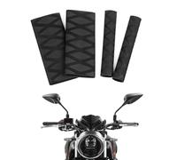 CJQRL 4 piezas cubre puños moto R1200GS R1250GS F850GS F800GS cubierta universal termorretráctil para manoplas originales y mandos calentados (negro)