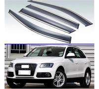 CJSjiasu Deflectores de Viento para Audi Q5 8R 2010-2017, Deflectores de Aire Cortavientos para ventanilla de Coche Protectores de Lluvia y Sol para Ventana de Coche