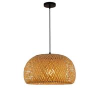 CJSLXGBL Lámparas Colgantes De Bambú Tejido, Iluminación Colgante De Cesta, Lámparas