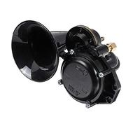 Cjuide Bocina de Aire AutomáTica de 12V/24V, Bocina de Aire de Trompeta Ruidosa para CamióN con VáLvula EléCtrica para Coche, VehíCulo, Camiones, AutobúS, Furgoneta, Tren