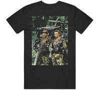 CJVXZVXB 80s Action Movie Predator Arnold Jesse The Body Movie Fan v2 T ShirtBlack3XL