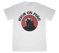 CJVXZVXB Collection High ON Fire Band Gift For Fan Unisex T-shirtWhiteXXL