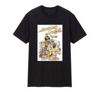 CJVXZVXB Retro American Graffiti 1973 Short Sleeve T-shirtBlack3XL