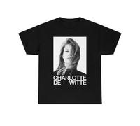 CJVXZVXB Retro Charlotte De Witte Short Sleeve T-shirtBlack3XL