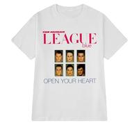 CJVXZVXB The Human League Open Your Heart VTG Unisex Shirt Full SizeWhiteXXL