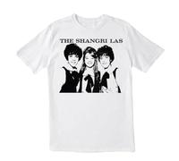 CJVXZVXB The Shangri-Las T-ShirtWhiteL