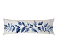 Cjwcclcn Funda Almohada Cojines Decorativos Crema Funda de Almohada 40x110cm Azul Marino Pillow Case Lino Fácil de Limpiar Suave y Cómoda Impresión a Doble Cara Adecuado para Casa u Hotel C0C216