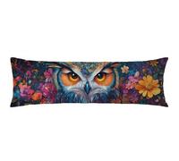 Cjwcclcn Funda Almohada Cojines Decorativos Naranja Funda de Almohada 40x110cm Animal Pillow Case Terciopelo Fácil Limpiar Suave y Cómoda Impresión a Doble Cara Adecuado para Casa u Hotel C0C270