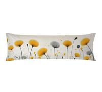 Cjwcclcn Funda Almohada Cojines Decorativos Naranja Funda de Almohada 40x110cm Flores Pillow Case Terciopelo Fácil Limpiar Suave y Cómoda Impresión a Doble Cara Adecuado para Casa u Hotel C0C256