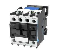 CJX2-1210 CJX2-0910 contactor de CA 12A 9A trifásico 3 polos sin voltaje de bobina 380V 50Hz montaje en riel 3P + 1NO contactor normalmente abierto(CJX2-0910 380VAC)