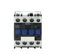 CJX2-1810 LC1 Contactor de CA 18A trifásico 3 polos sin voltaje de bobina 380V 220V 110V 36V 24V 50/60Hz montaje en carril Din 3P + 1NO abierto Normal(AC 380V)
