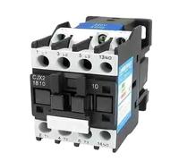 CJX2-1810 LC1 Contactor de CA 18A trifásico 3 polos sin voltaje de bobina 380V 220V 110V 36V 24V 50/60Hz montaje en carril Din 3P + 1NO abierto Normal(CJX2-1810(NO) 48VAC)