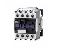CJX2-2504 4NO 25A 220V 36V 24V CJX2-2508 2NO 2NC Contactor de montaje en carril Contactor eléctrico Industrial CJX2-25004 LC1-25008(CJX2-2504,220V)