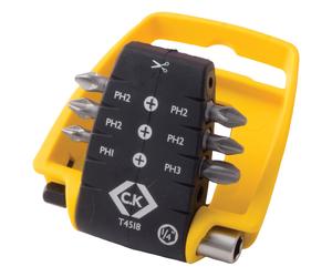 CK Tools T4518 Destornilladores Brocas Clip - Ph Conjunto De 7