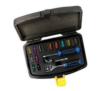 CK Tools T4658 Enchufe Set, 0.6cm ,Color Codificado, 17-pcs