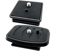 CKANDAY 2 adaptadores de Montaje para cámara de trípode de liberación rápida de 41 mm y 43 mm, 2 tamaños de liberación QR trípode de cámara de liberación QR Piezas de Repuesto compatibles con Ambico