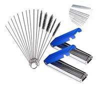 CKANDAY Juego de 3 carburadores Carbon Dirt Jet Remove Cleaner,2 Piezas de 13 Hilos de Limpieza Set + 10 Agujas de Limpieza + 5 Herramientas de Nylon para Kit de ATV UTV Moped Welder Carb