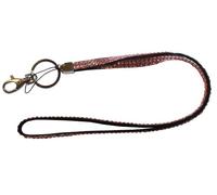CKB Ltd 1x Bling Carte ID Support De Badge Rose Acrylic Faux Diamant Rhinestone Style Cordon Lanyard courroie de cou Strap lanière Swivel Metal Clip