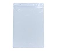 CKB Ltd® 20x A5 TAMAÑO JUMBO Extra Grande Porta Tarjetas de Identificación Transparentes con Retrato Plástico 25 cm x 17 cm - Capacidad para una tarjeta de tamaño A5 - Hasta 166 mm x 220 mm