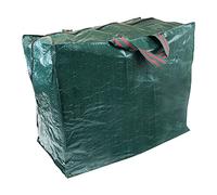 CKB LTD Bolsa de almacenamiento resistente, multiusos general para decoración del hogar, herramientas, cobertizo de garaje, loft tamaño jumbo con cremallera, superficie limpia y asas fuertes