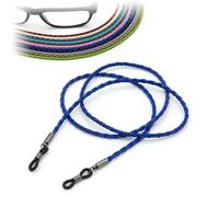 CKB LTD Correa de piel sintética para gafas de sol, cordón para el cuello, 70 cm, 1 unidad, azul oscuro, 70 cm