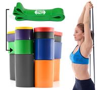 CKB LTD® Fitness 50-120lb Resistance Band 4.5 cm Verde - Banda Sola | Bandas de Resistencia Pull Up Ejercicio de la Aptitud del Entrenamiento Bandas