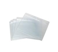 CKB Ltd Fundas para tarjetas de identificación Bolsillo transparente portador A6 Horizontal grande, bolsos de plástico 17.5cm x 11.8cm capacidad para tamaño de la tarjeta 105 x 148mm 10 Piezas