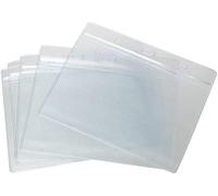 CKB Ltd Fundas para tarjetas de identificación Bolsillo transparente portador A6 Horizontal grande, bolsos de plástico 17.5cm x 11.8cm capacidad para tamaño de la tarjeta 105 x 148mm 20 Piezas